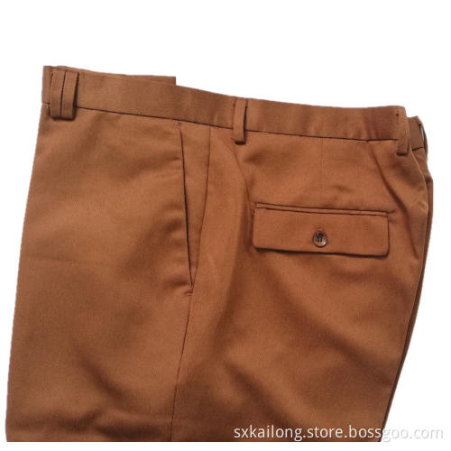 100% Polyester Men's Golden Color Pants